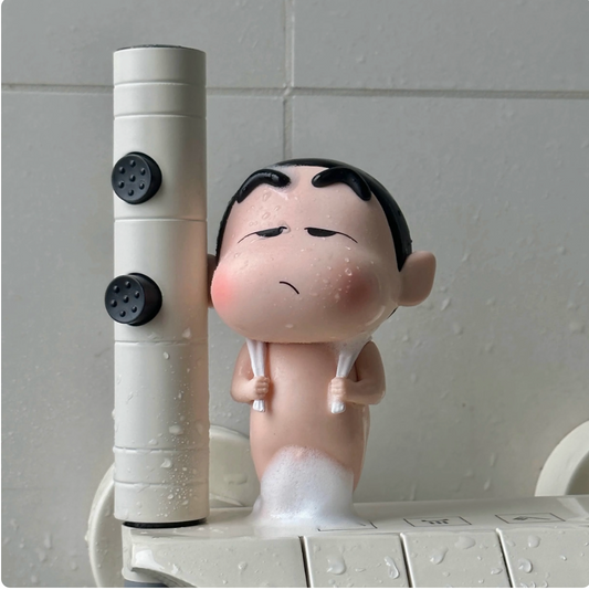 Bathing Shin-chan! Naked cute funny figurine ornaments car gift 10cm AA4