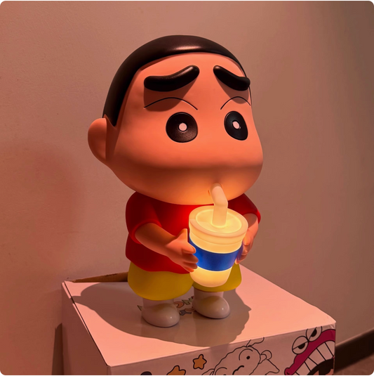 Shinchan Milk tea Xiaoxin Pat Pat lamp night light hand-made cartoon animation AA18