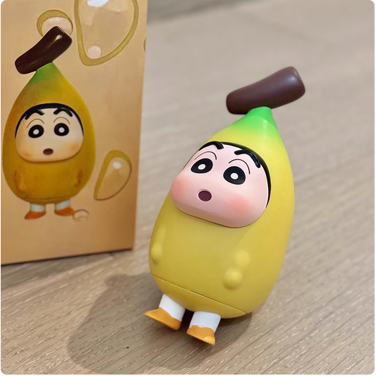 Banana Shin-chan Fruit Figure Cartoon Cute Toy (AA19)