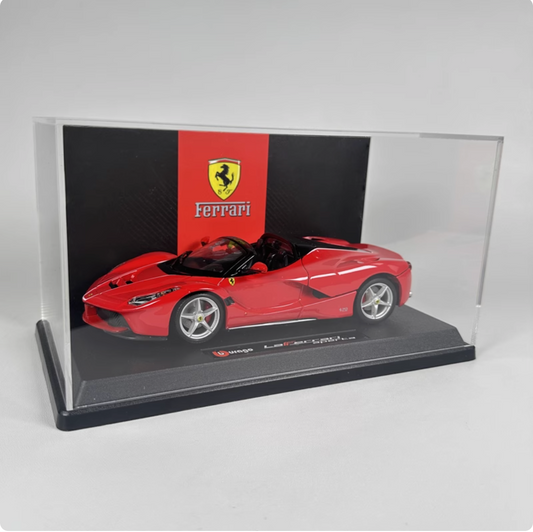 Ferrari LaFerrari 70th Anniversary Red + Background Dust Cover 1:24 (BB10)
