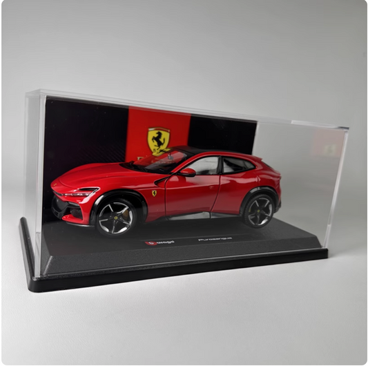 1:24 Ferrari Purosangue Red Model car  + Background Dust Cover (BB15)