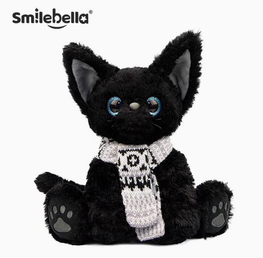 SmileBella Cat Doll  blue eyed black cat (DD12)