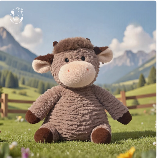 Fun Highland Cow Thor Plush Toy Doll 35 CM (DD24)