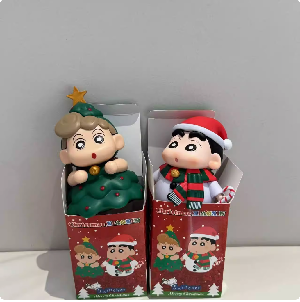Christmas Shin-chan Xiaokui doll figurine AA8