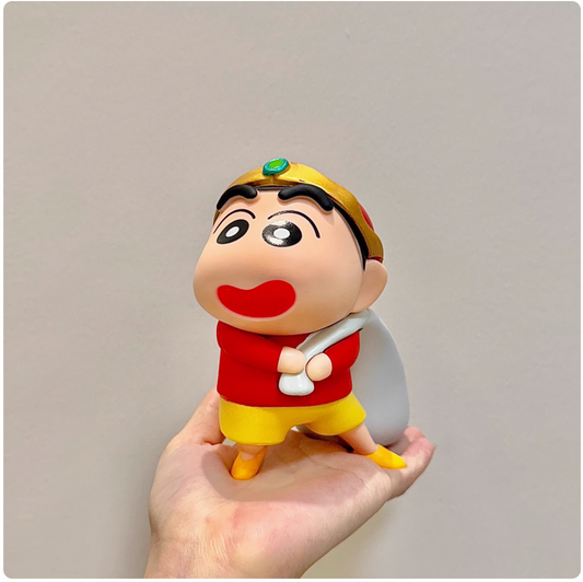 Tow gold to send ingots Shin-chan doll hand-made ornaments entrance table gift AA10