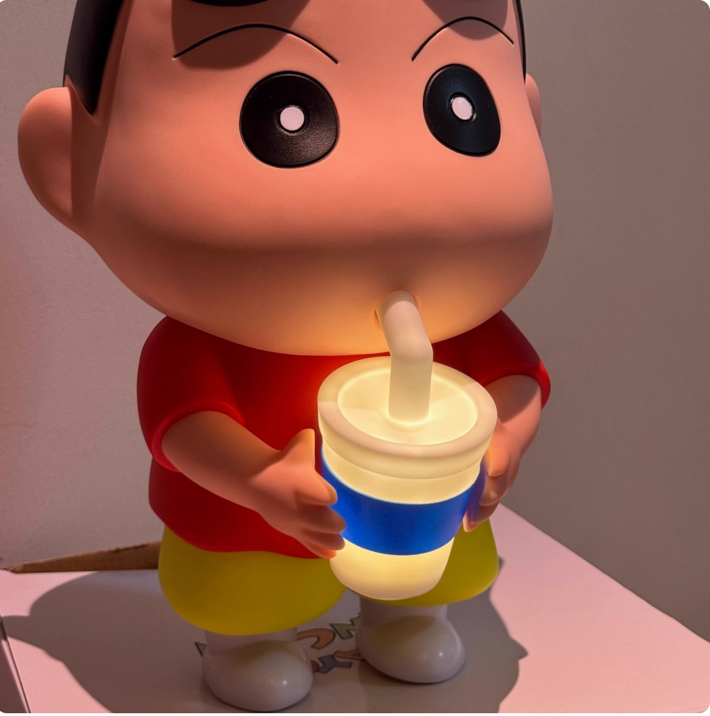 Shinchan Milk tea Xiaoxin Pat Pat lamp night light hand-made cartoon animation AA18