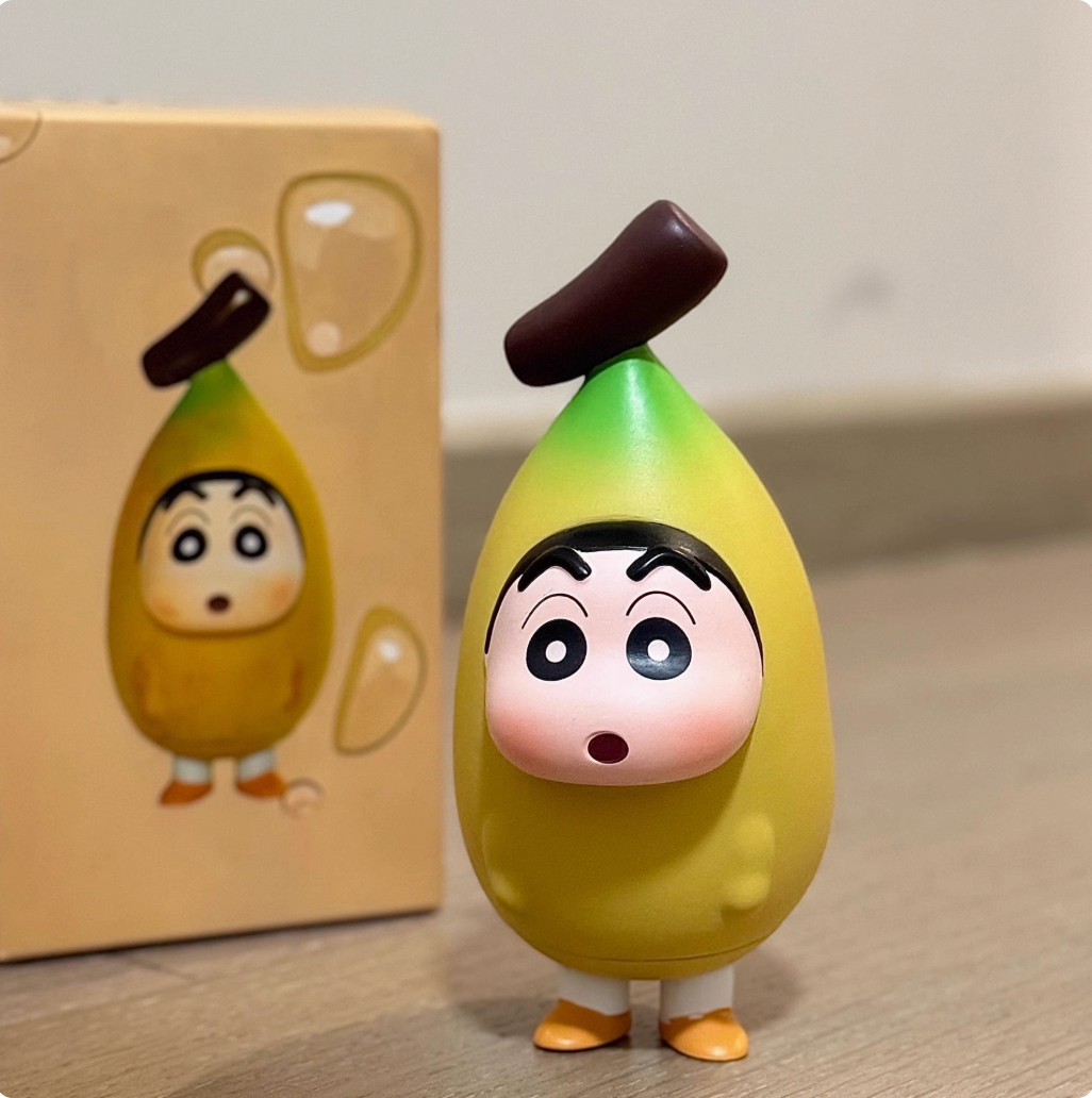 Banana Shin-chan Fruit Figure Cartoon Cute Toy (AA19)