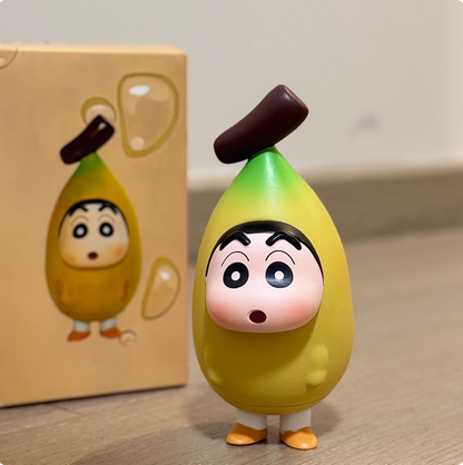 Banana Shin-chan Fruit Figure Cartoon Cute Toy (AA19)