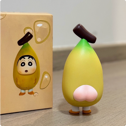 Banana Shin-chan Fruit Figure Cartoon Cute Toy (AA19)