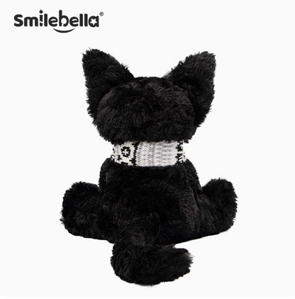 SmileBella Cat Doll  blue eyed black cat (DD12)