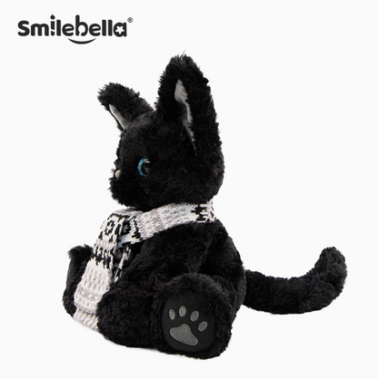 SmileBella Cat Doll  blue eyed black cat (DD12)